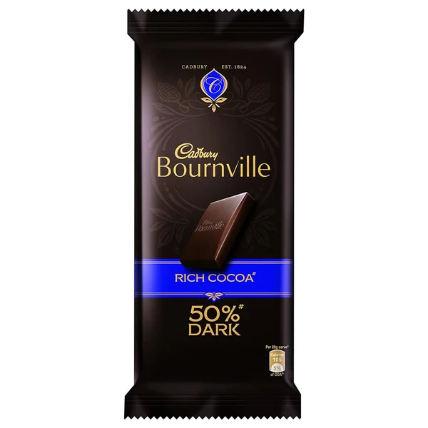 Cadbury Bournville Rich Cocoa Dark Chocolate Bar, 31 gm, Pack of 1