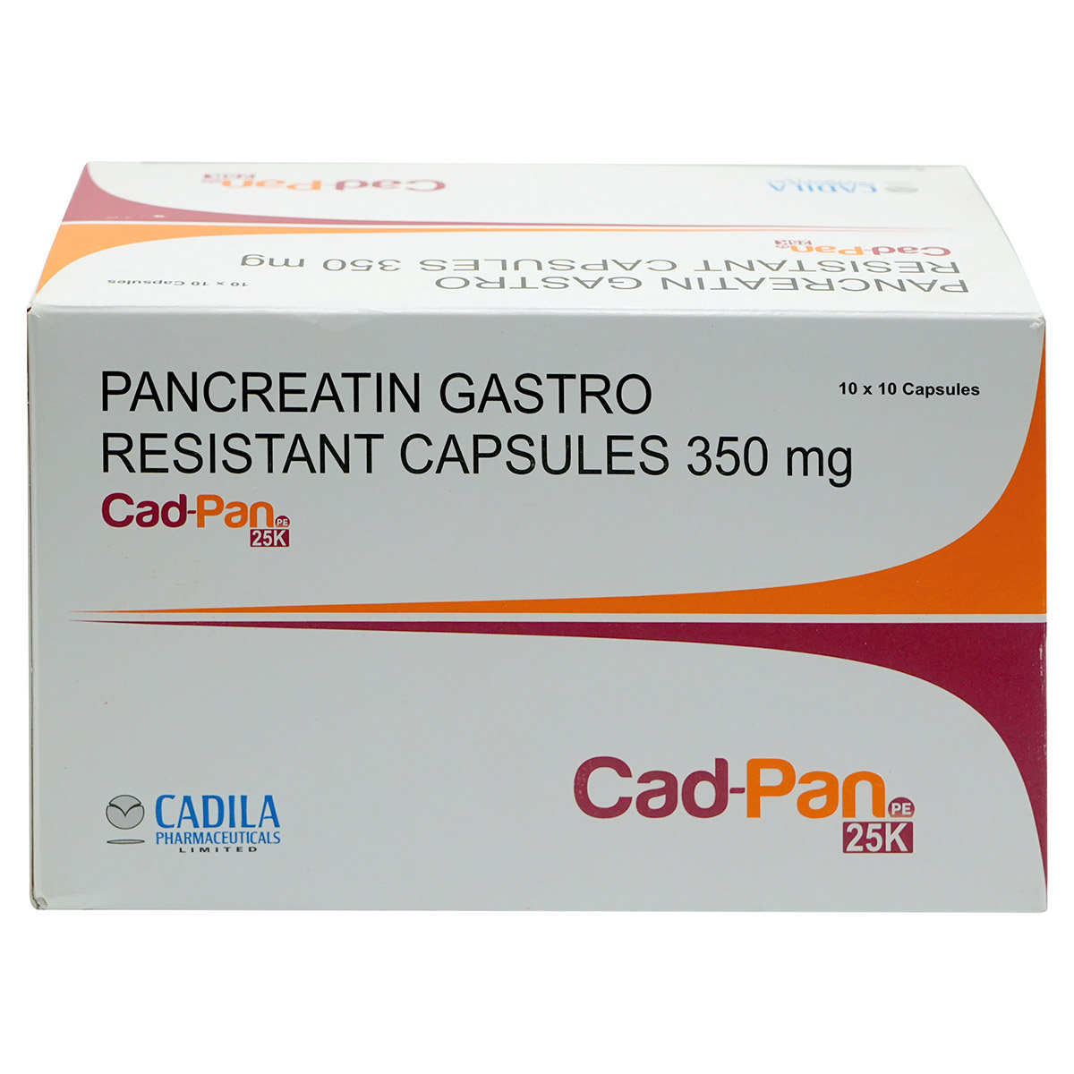 Cad-Pan PE 25K Capsule 10's, Pack of 10 CapsuleS Cad-Pan PE 25K Capsule 10's, Pack of 10 CapsuleS