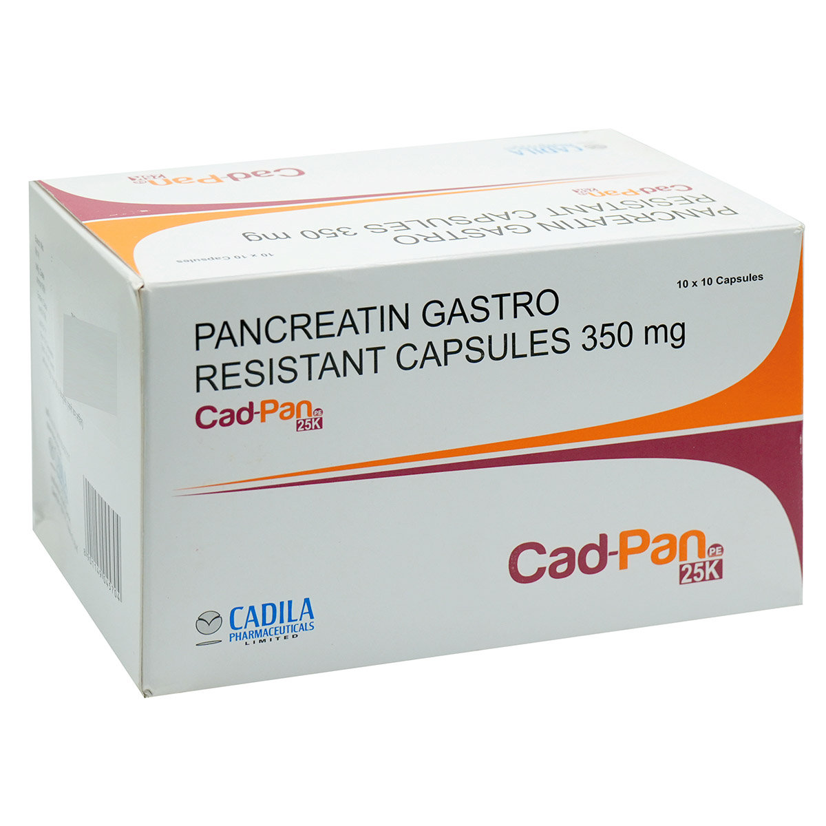 Cad-Pan PE 25K Capsule 10's, Pack of 10 CapsuleS Cad-Pan PE 25K Capsule 10's, Pack of 10 CapsuleS