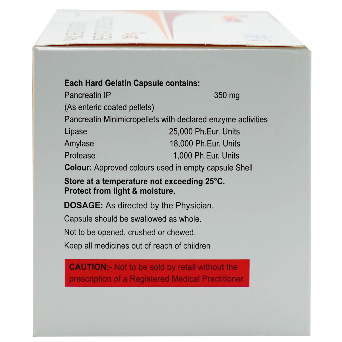 Cad-Pan PE 25K Capsule 10's, Pack of 10 CapsuleS Cad-Pan PE 25K Capsule 10's, Pack of 10 CapsuleS