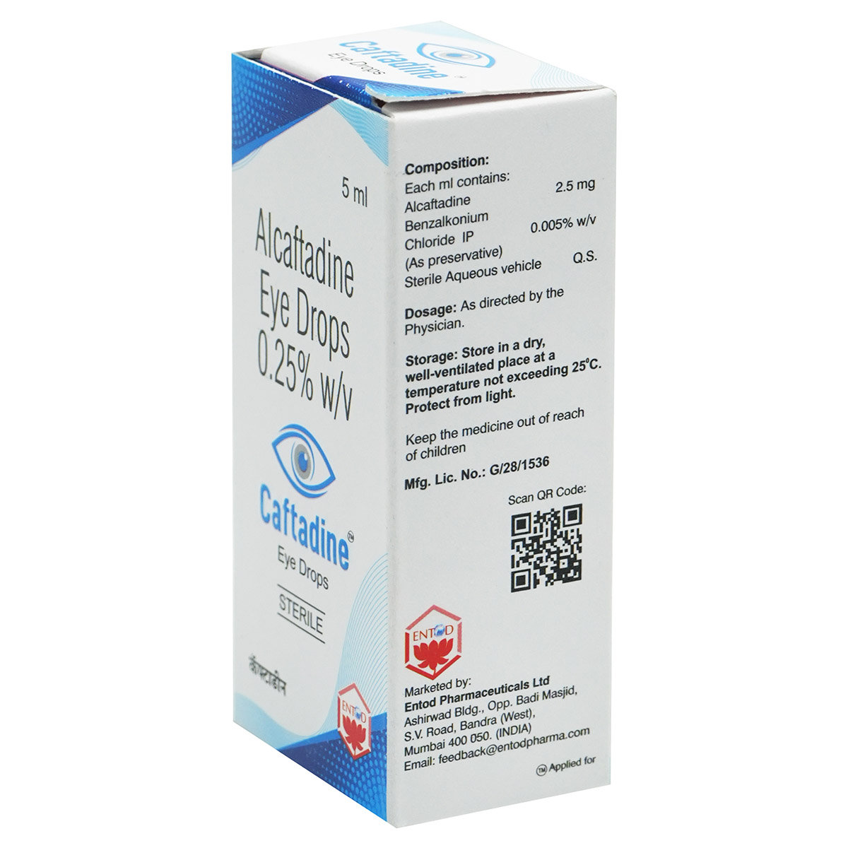 Caftadine Eye Drops 5 ml, Pack of 1 Eye Drops Caftadine Eye Drops 5 ml, Pack of 1 Eye Drops