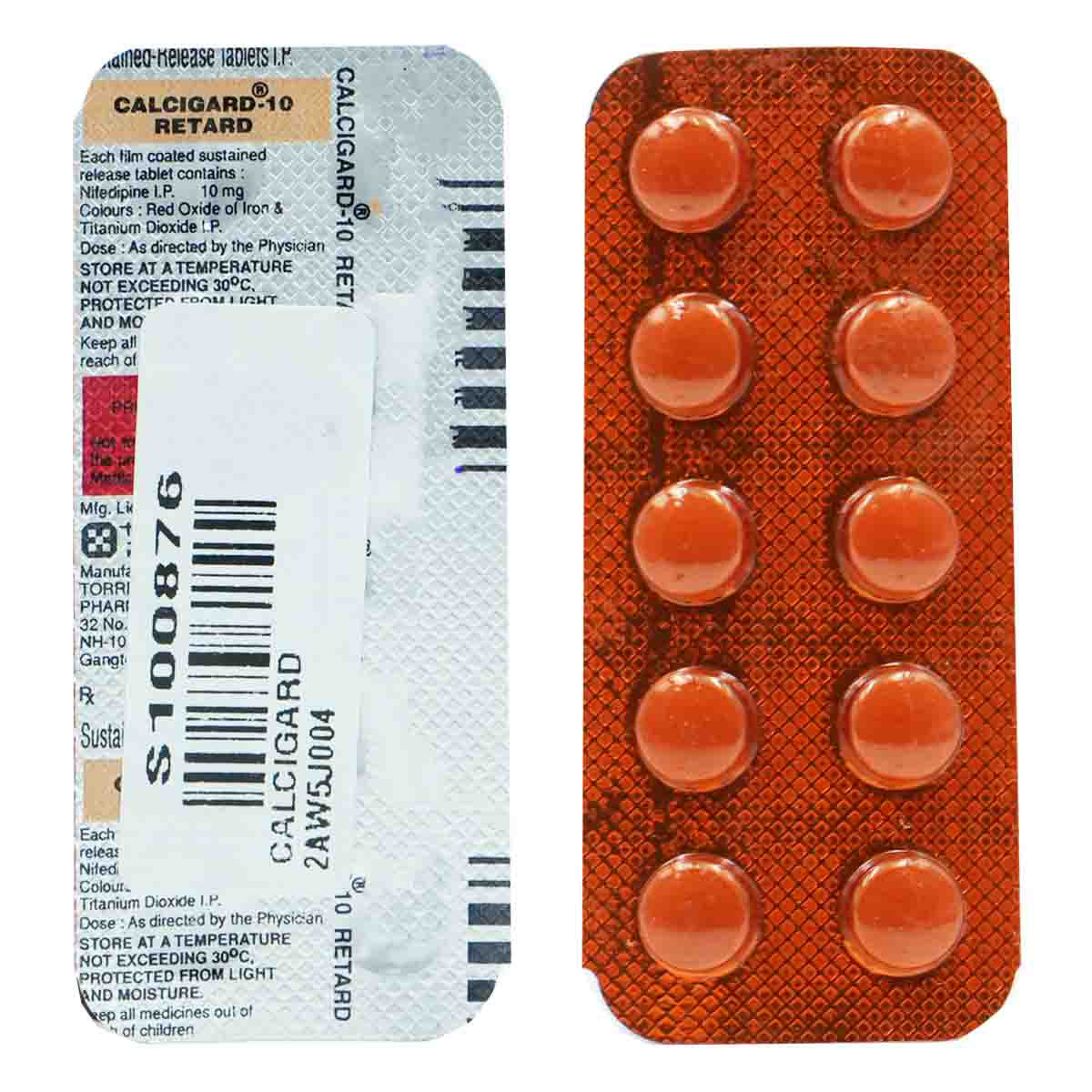 Buy Calcigard 10 Retard Tablet Online