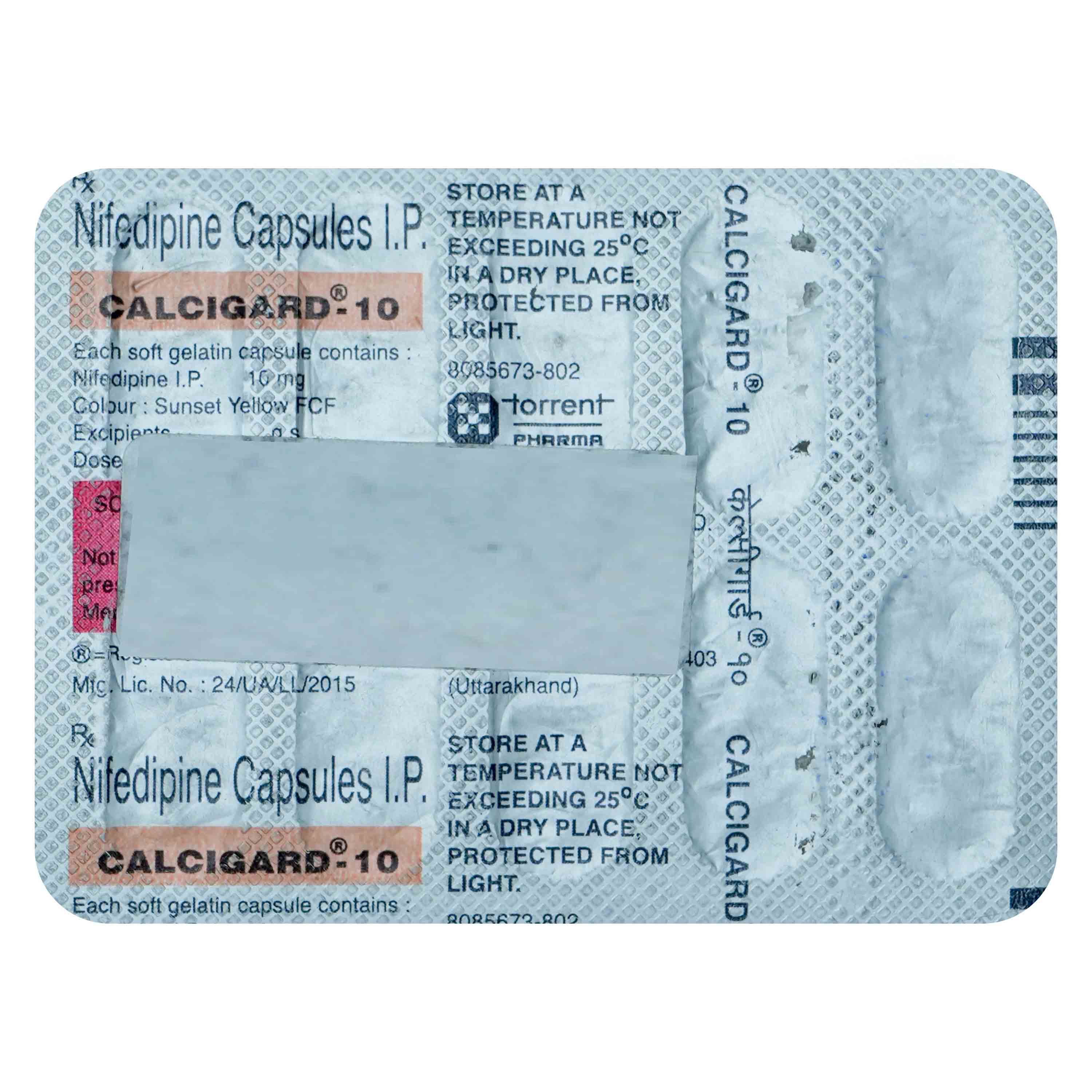 Buy Calcigard-10 Capsule 10's Online