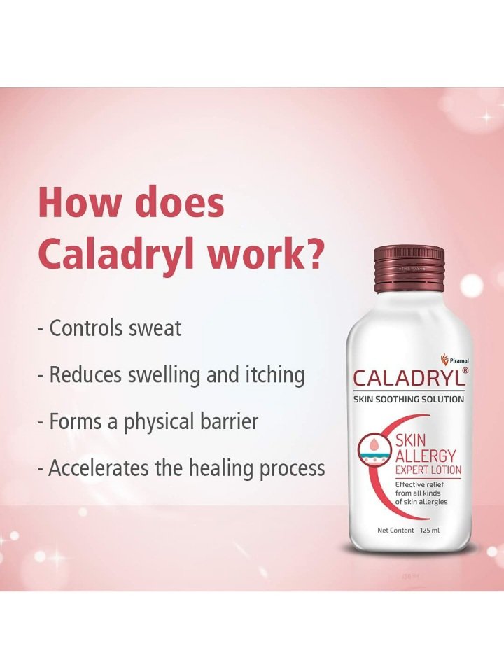 Caladryl Skin Allergy Expert Lotion 125 ml | Relieves All Kind Of Skin Allergies, Rashes, Insect Bites, Sunburns, Prickly Heat, Minor Skin Irritation, Pack of 1 Caladryl Skin Allergy Expert Lotion 125 ml | Relieves All Kind Of Skin Allergies, Rashes, Insect Bites, Sunburns, Prickly Heat, Minor Skin Irritation, Pack of 1