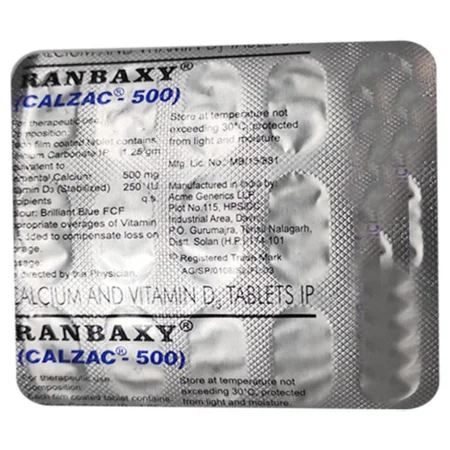 Calzac-500 Tablet 15's