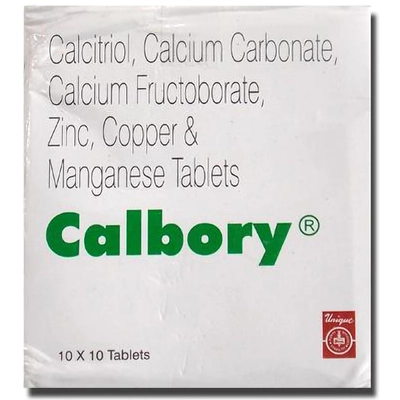 Calbory Tablet 10's, Pack of 10 TabletS