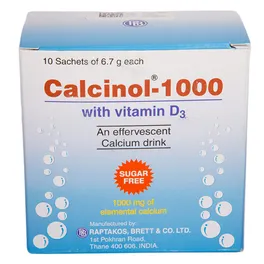 Buy Calcinol 1000 Sachet online | Uses, Side Effects, Price and ...