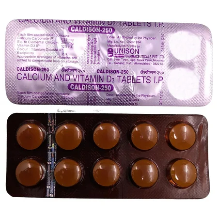 Caldison 250 mg Tablet 10's