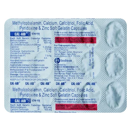 Cal-Aid Softgel Capsule 15's