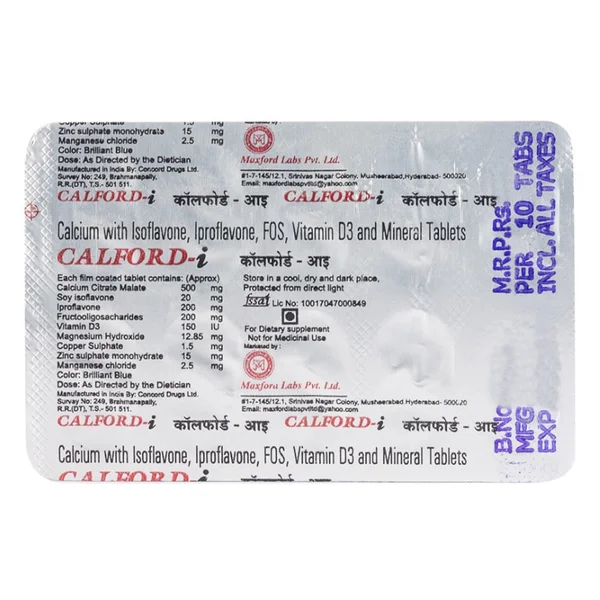 Calford-I Tablet 10's, Pack of 10