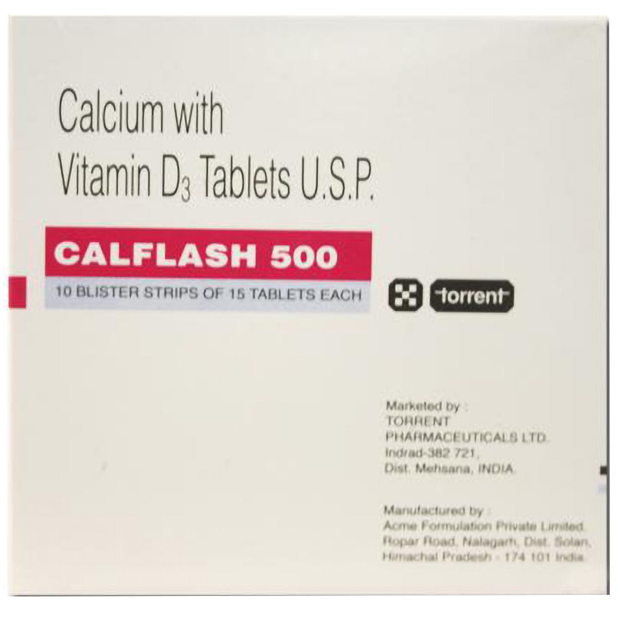 Buy Calflash 500 mg Tablet 15's Online