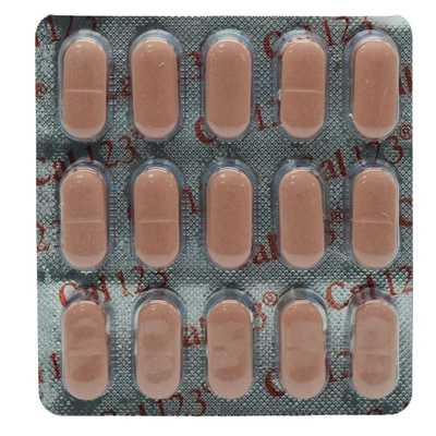 Cal 123 Tablet 15's, Pack of 15 TABLETS