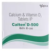 Calten D-500 Tablet 15`s, Pack of 15 TABLETS