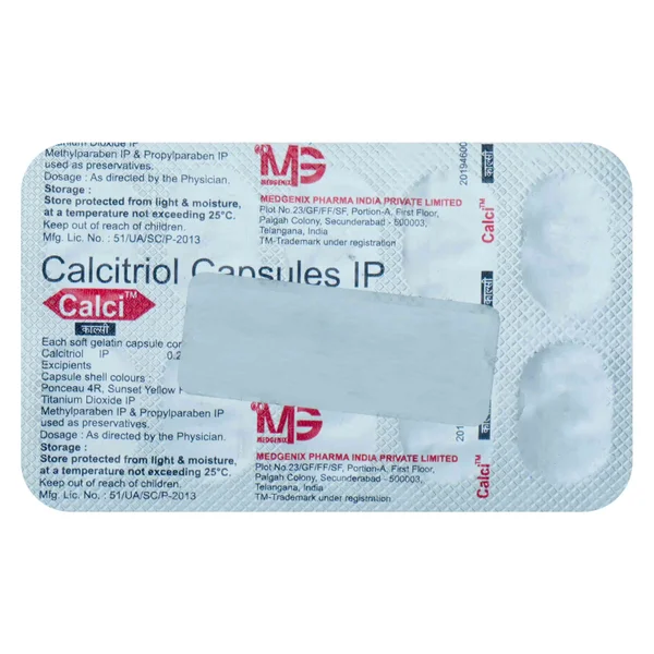 Calci Capsule 10's, Pack of 10 CAPSULES
