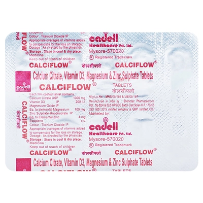 Calciflow Tablet 10's, Pack of 10 TabletS