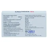 Calcigen D3 Capsule 4's, Pack of 4 CAPSULES