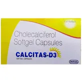 Calcitas-D3 Capsule 4's, Pack of 4 CAPSULES