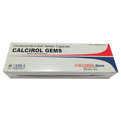 Calcirol Gems Capsule 10's, Pack of 10 CAPSULES