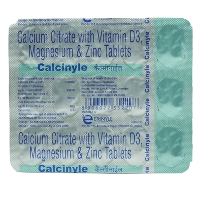 Calcinyle Tablet 15's, Pack of 15 TABLETS