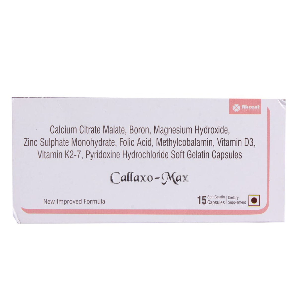 Callaxo-Max Softgel Capsule 15's, Pack of 15 Callaxo-Max Softgel Capsule 15's, Pack of 15