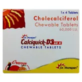 Calciquick-D3 60K Tablet 4's, Pack of 4 CAPSULES