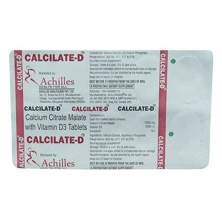 Calcilate-D Tablet 10's