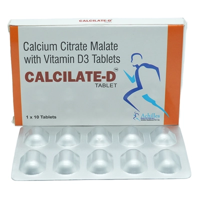 Calcilate-D Tablet 10's, Pack of 10 TABLETS