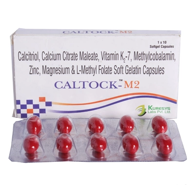 Caltock M2 Soft Gelatin Capsule 10's, Pack of 10