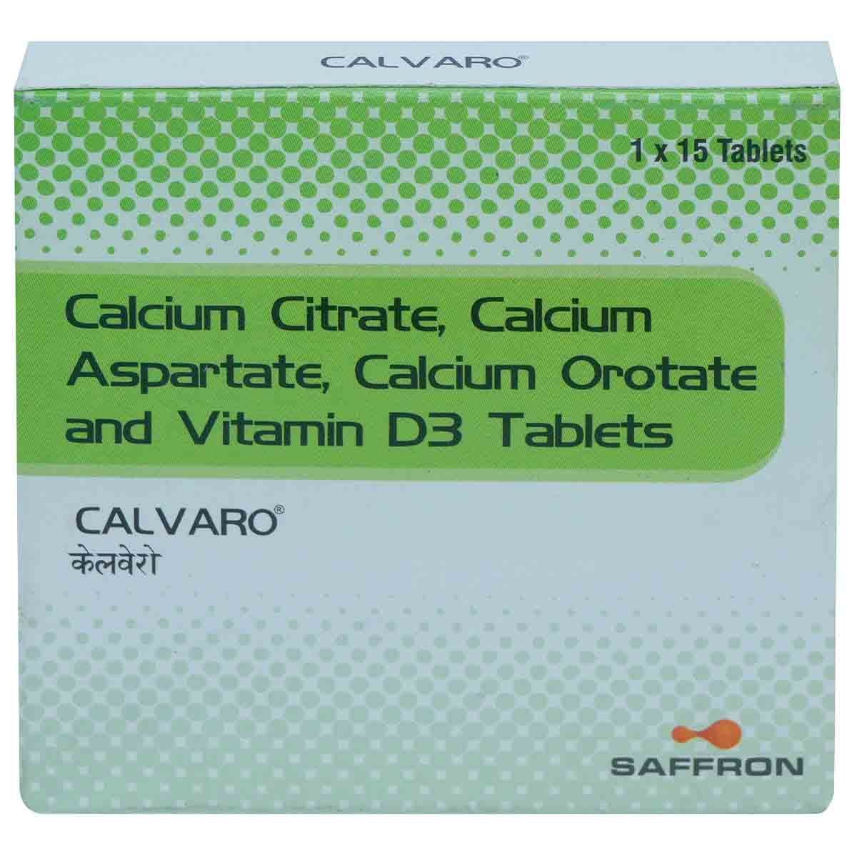 Calvaro Tablet 15's, Pack of 15 TabletS Calvaro Tablet 15's, Pack of 15 TabletS