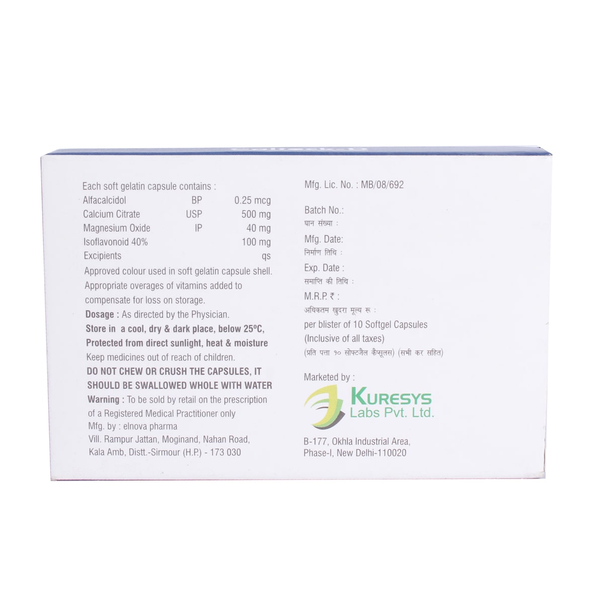 Caltock-D Capsule 10's, Pack of 10 CAPSULES Caltock-D Capsule 10's, Pack of 10 CAPSULES