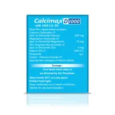 Calcimax D 1000 Tablet 30's, Pack of 30 TABLETS