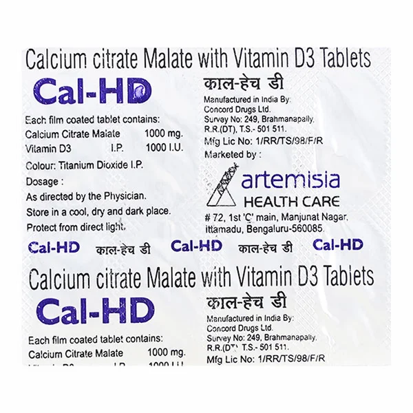Cal-Hd Tab 10'S, Pack of 10