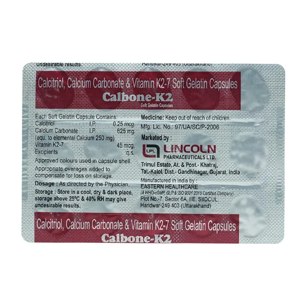 Calbone-K2 Softgel Capsule 15's