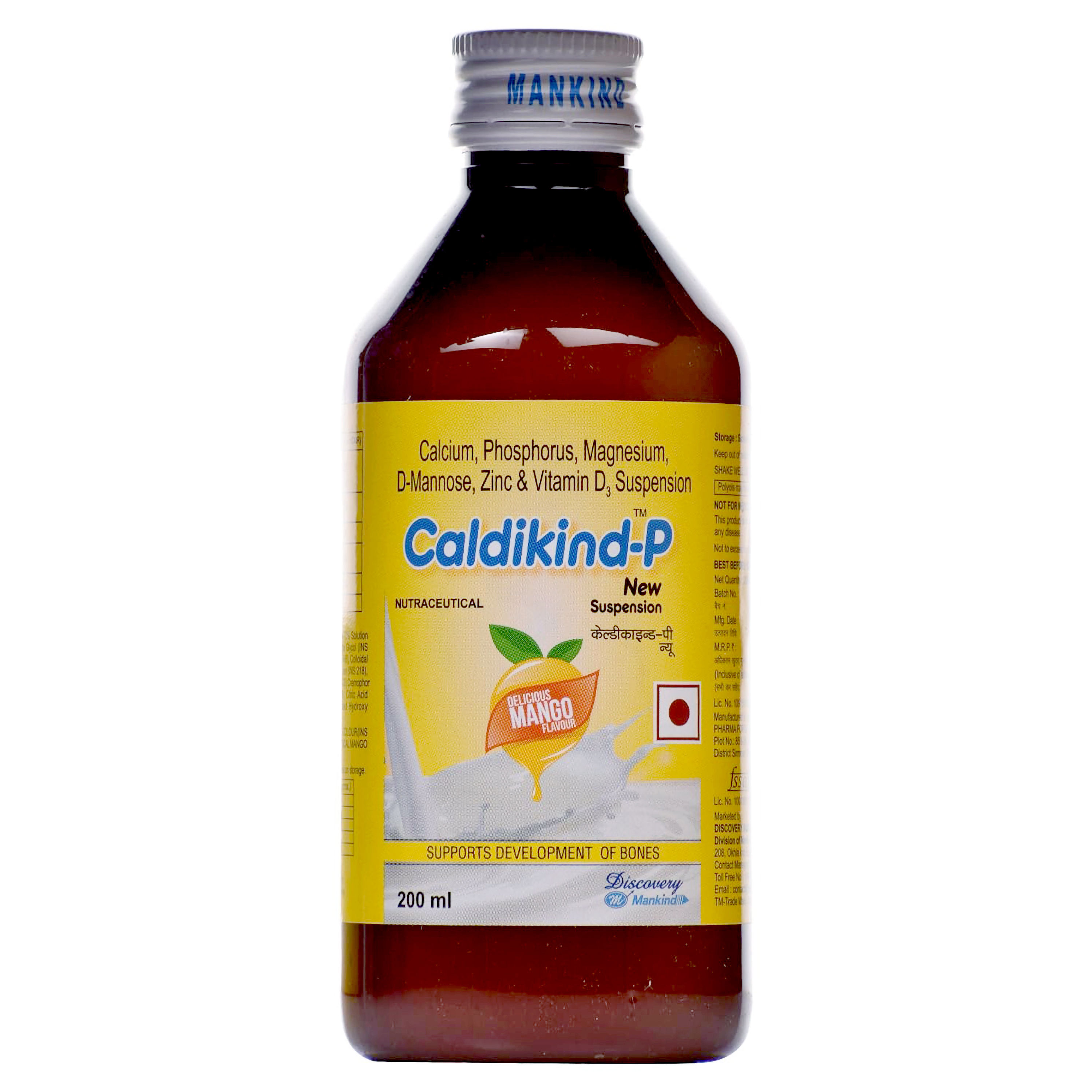 Buy Caldikind  P Oral Suspension Delicious Mango 200 ml Online