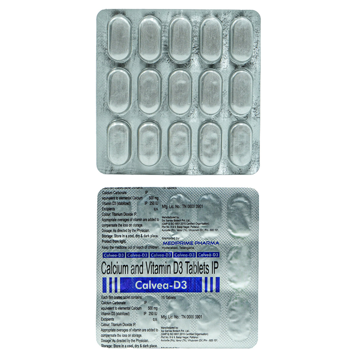 Calvea-D3 Tablet 15's, Pack of 15 Calvea-D3 Tablet 15's, Pack of 15