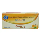 Calculate-D3 Sugar Free Orange &amp; Mint Chewable Tablet 8's, Pack of 8 TABLETS