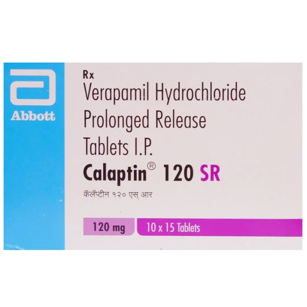 Calaptin 120 SR Tablet 15's, Pack of 15 TABLETS
