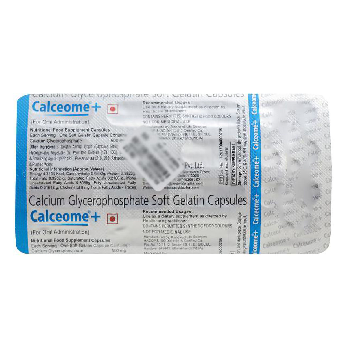 Buy Calceome Plus Capsule 15'S Online