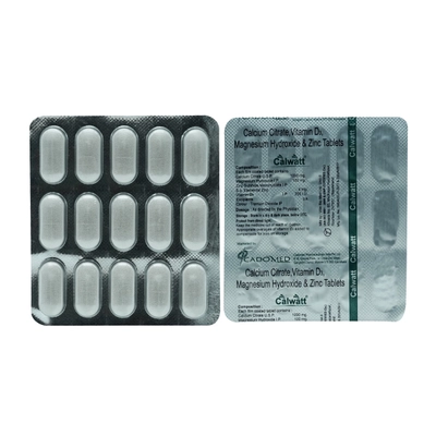 Calwatt Tablet 15's, Pack of 15 TabletS