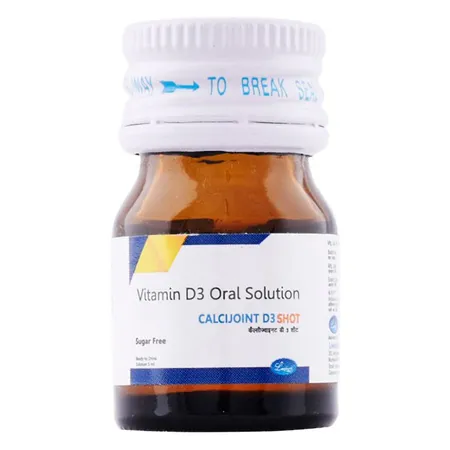 Calcijoint D3 60K Shot Sugar Free Solution 5 ml