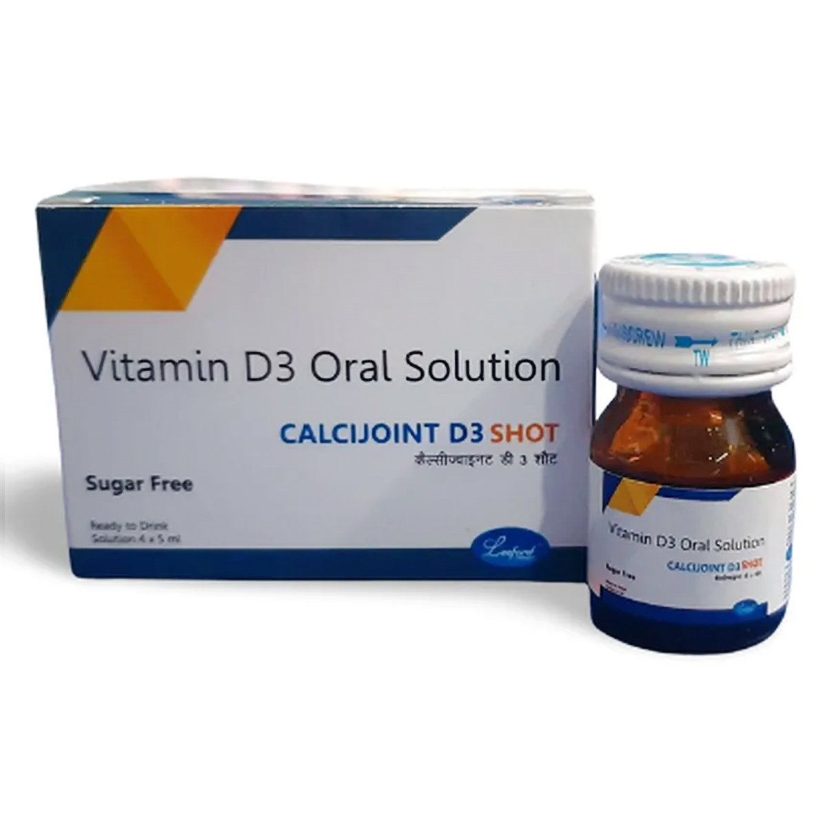Calcijoint D3 60K Shot Sugar Free Solution 5 ml, Pack of 1 SOLUTION Calcijoint D3 60K Shot Sugar Free Solution 5 ml, Pack of 1 SOLUTION