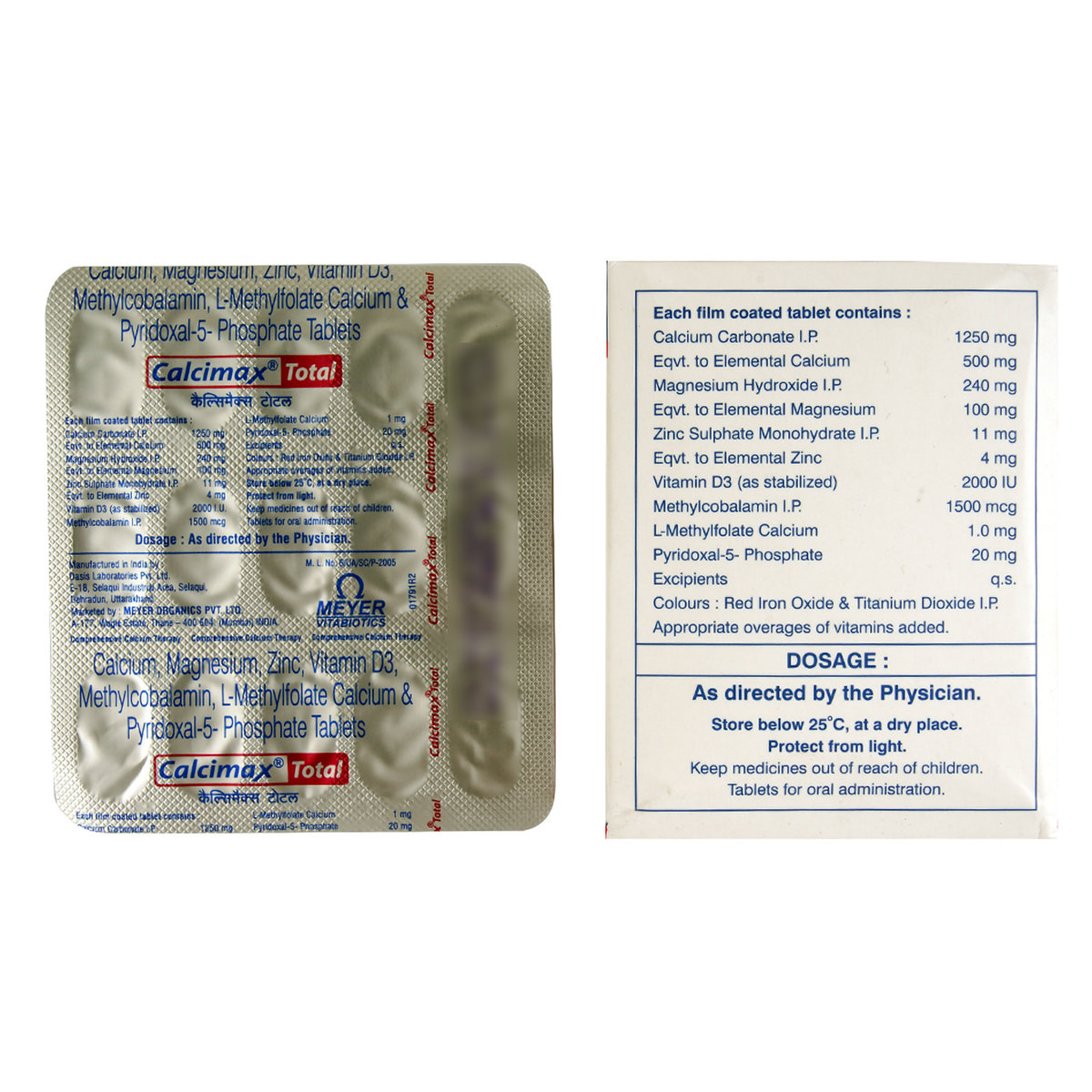 Calcimax Total Tablet 15's, Pack of 15 Calcimax Total Tablet 15's, Pack of 15