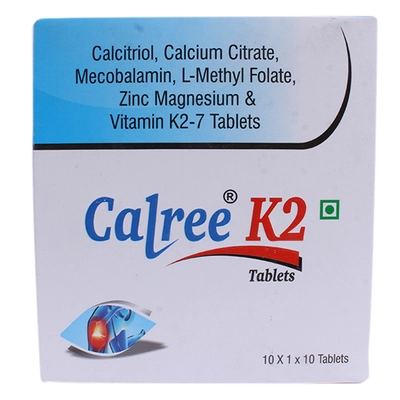 Calree K2 Tablet 10's, Pack of 10 TABLETS