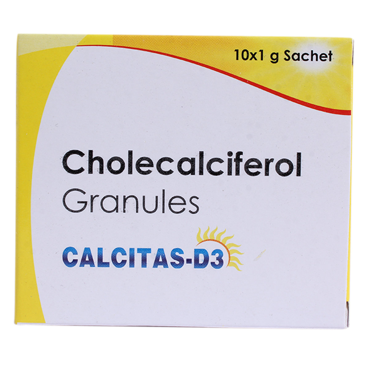 Calcitas-D3 60K Granules 1 gm, Pack of 1 Calcitas-D3 60K Granules 1 gm, Pack of 1