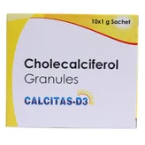 Calcitas-D3 Granules 1 gm, Pack of 1 POWDER