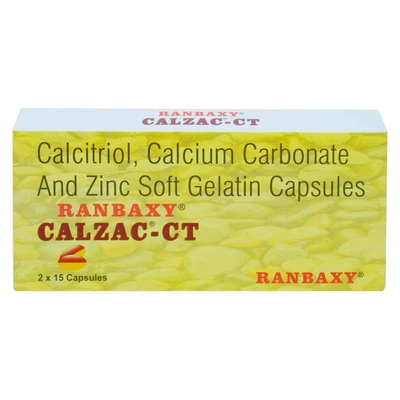 Calzac-CT Capsule 15's, Pack of 15 CapsuleS