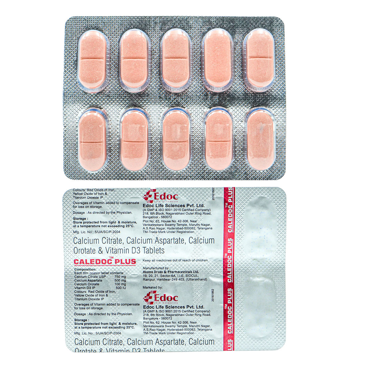 Buy Caledoc Plus Tablet 10's Online