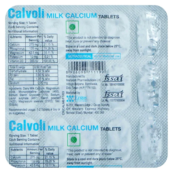Calvoli Tablet 15's
