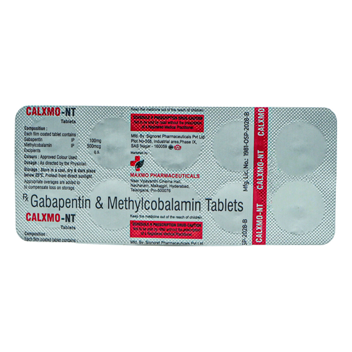 Calxmo-NT Tablet 10's, Pack of 10 TabletS Calxmo-NT Tablet 10's, Pack of 10 TabletS