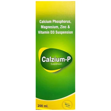 Calzium-P Delicious Mango Flavour Suspension 200 ml